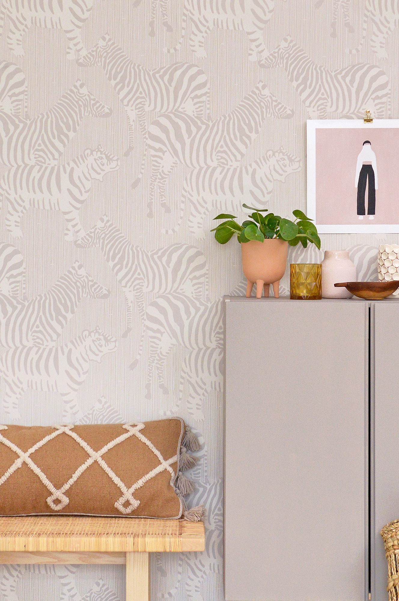 Safari Stripes, Warm Grey, Majvillan 3
